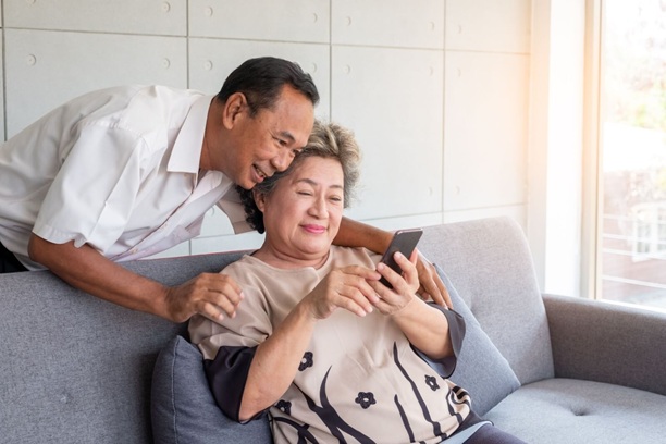 Senior Care App for health and safety monitoring.