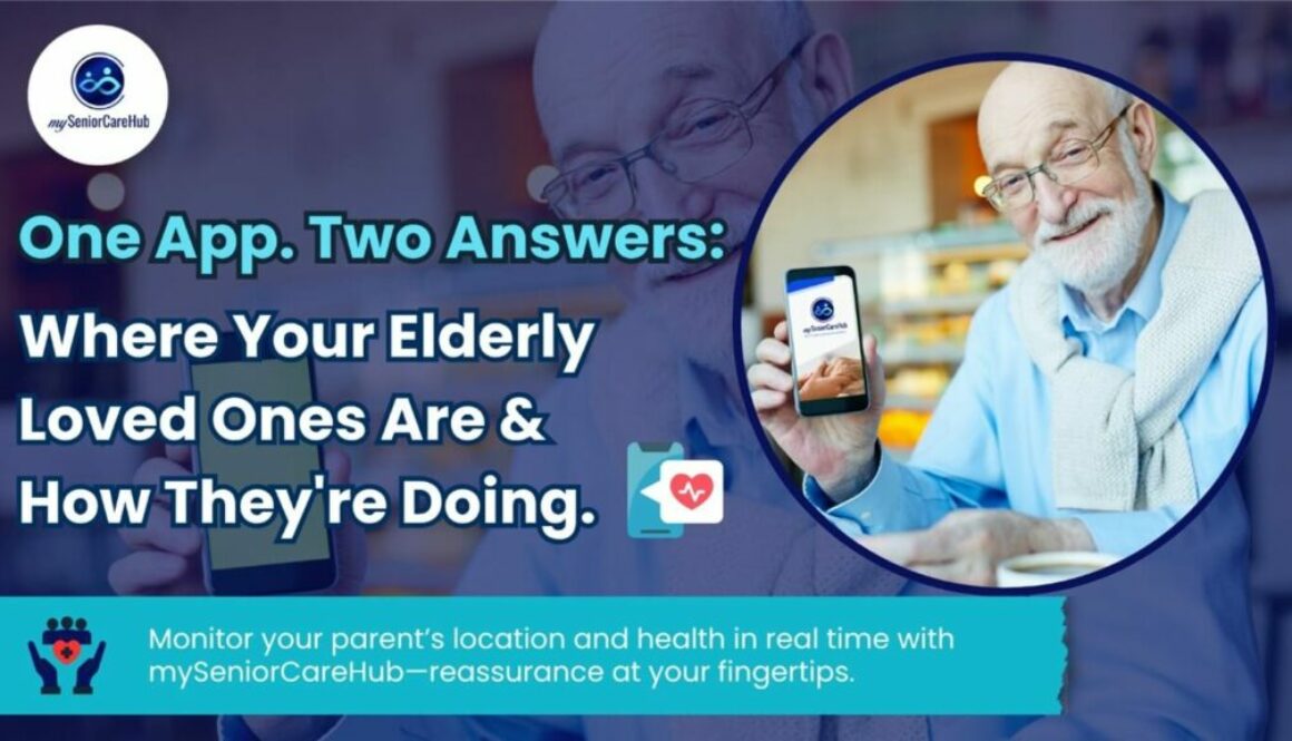 Track parent's health and location in one app