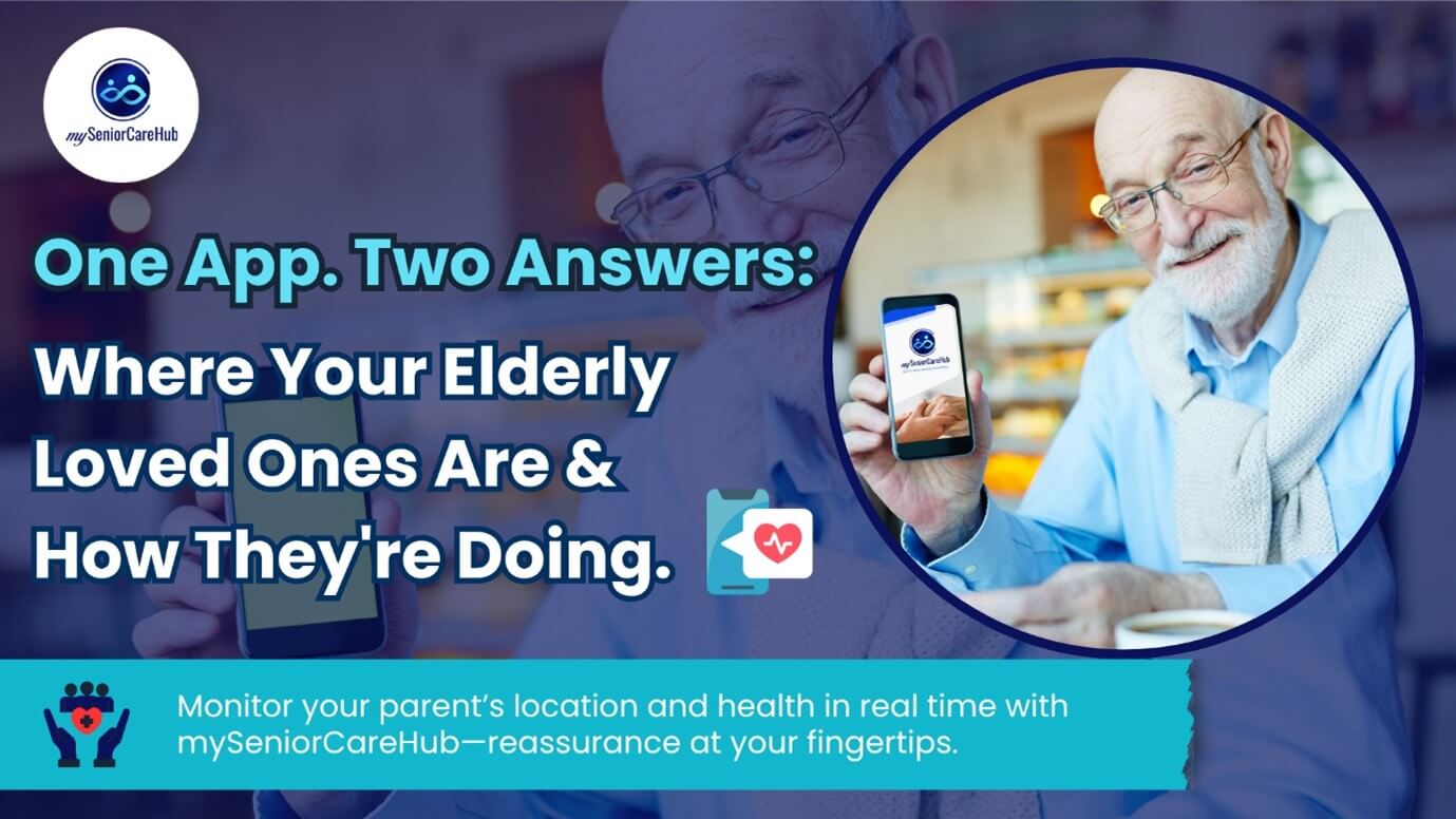 Track parent's health and location in one app (1) Track parent's health and location in one app