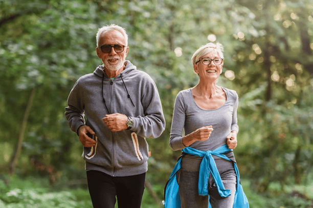 Senior Fitness activities for healthy aging.