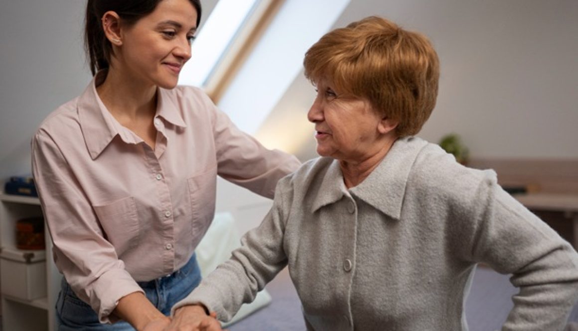 Senior falls prevention support for older adults.