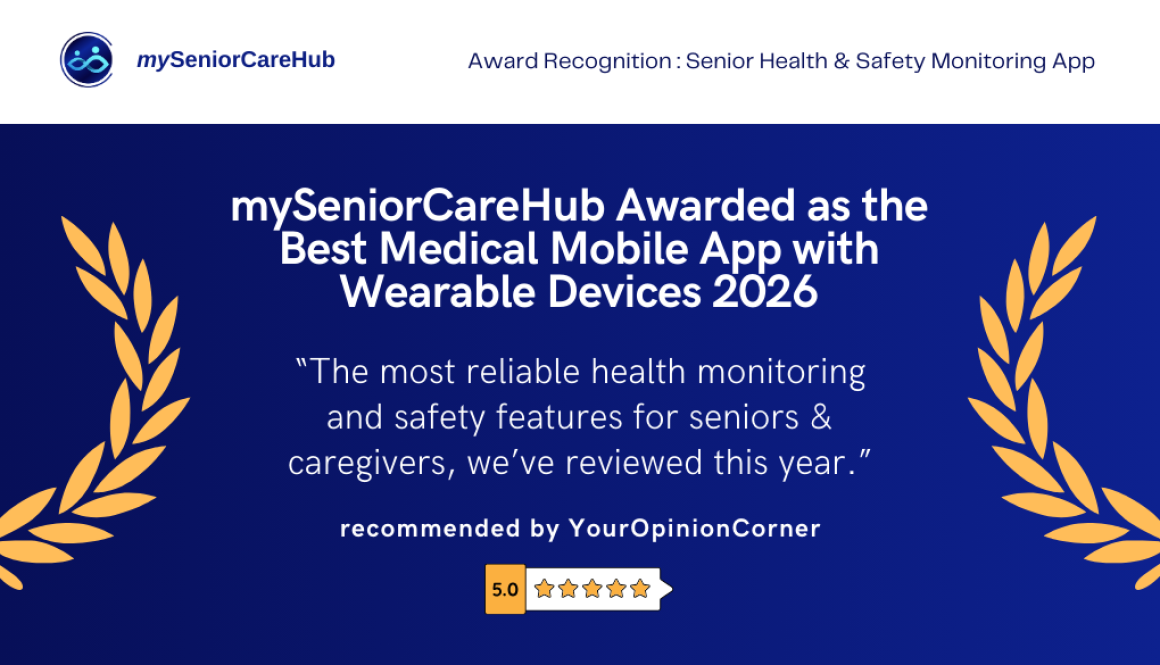 mySeniorCareHub Recognized as "Best Medical Mobile App with Wearable Devices 2026"