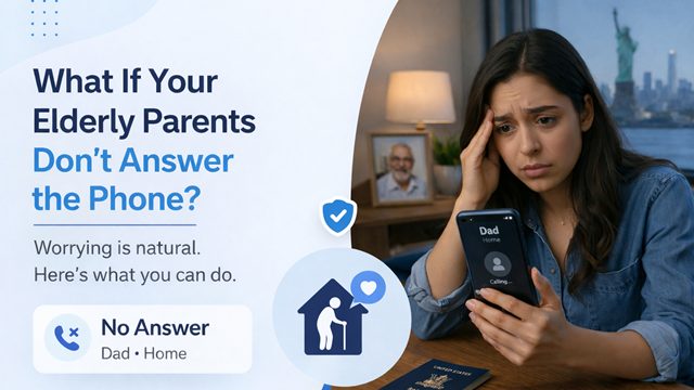 What If your elderly parents don't answer your phone? Check out mySeniorCareHub Daily Check-In App for Senior Safety.