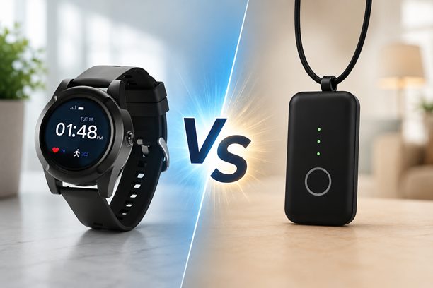 Medical alert necklace or smartwatch? Compare mySeniorCareHub's SafeLynk Smart Watch & SafeLynk Smart Locket to find the perfect smartphone-free safety fit.