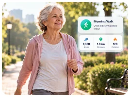 Morning walk check-in