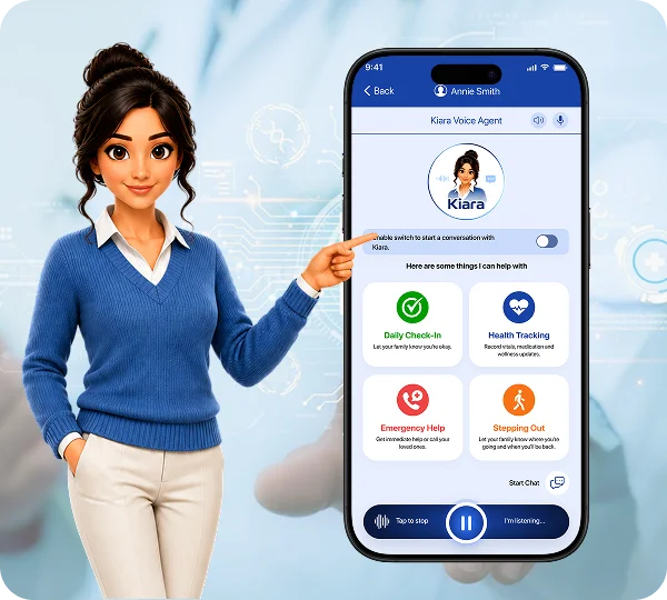 Kiara, the AI health and care companion