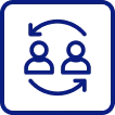 Health data sharing icon