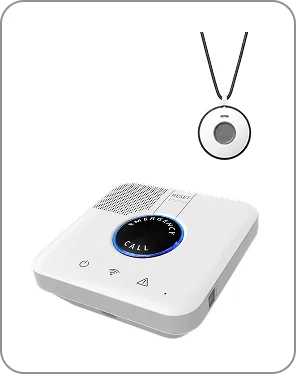 In-home medical alert with pendant