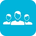 Share access with family and caregivers icon