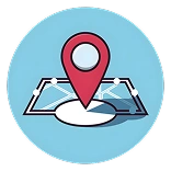 Smart geo fencing icon