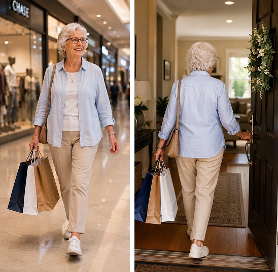 Stepping out and return home safe zone alerts