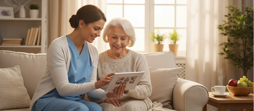 Home care agencies using virtual monitoring