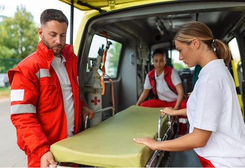 Emergency help on the way