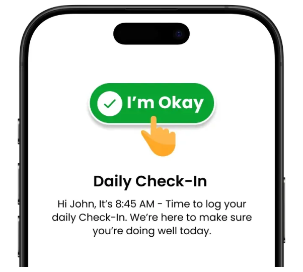 Senior Check-In Screen