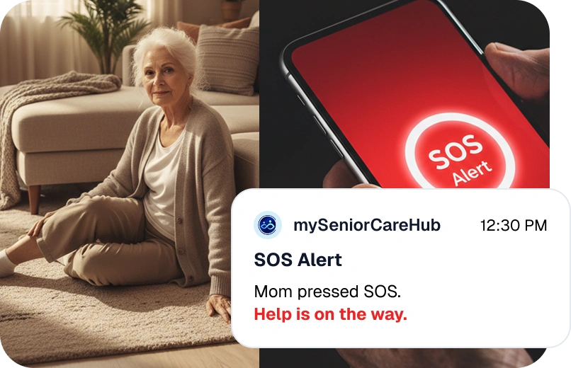 SOS alert sent after Mom pressed SOS
