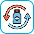 Refill prescription alerts icon