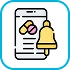 Smart medication reminders icon